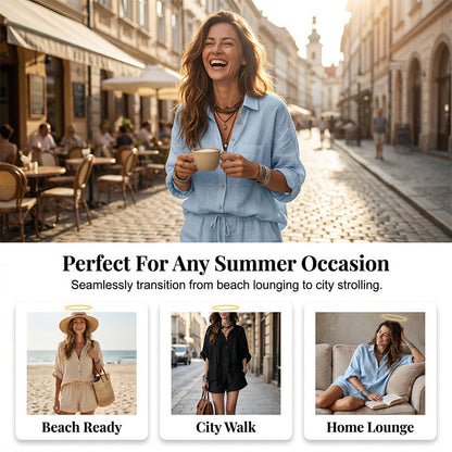 Women's Casual Two-Piece Lounge Set🌞 Effortless Summer Style – Stay Cool And Chic😎