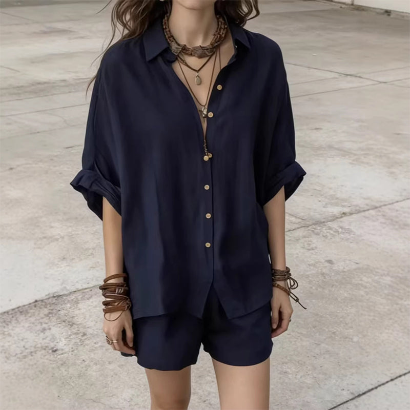 Women's Casual Two-Piece Lounge Set🌞 Effortless Summer Style – Stay Cool And Chic😎