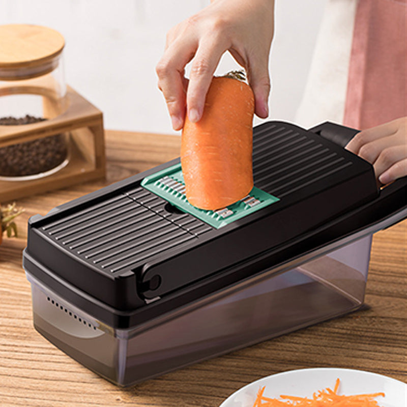🥕8-in-1 Multifunction Vegetable Chopper🍽️ All-in-One Kitchen Tool – Save Time, Cut Like A Pro🔪