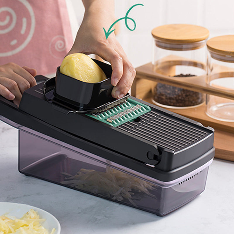 🥕8-in-1 Multifunction Vegetable Chopper🍽️ All-in-One Kitchen Tool – Save Time, Cut Like A Pro🔪