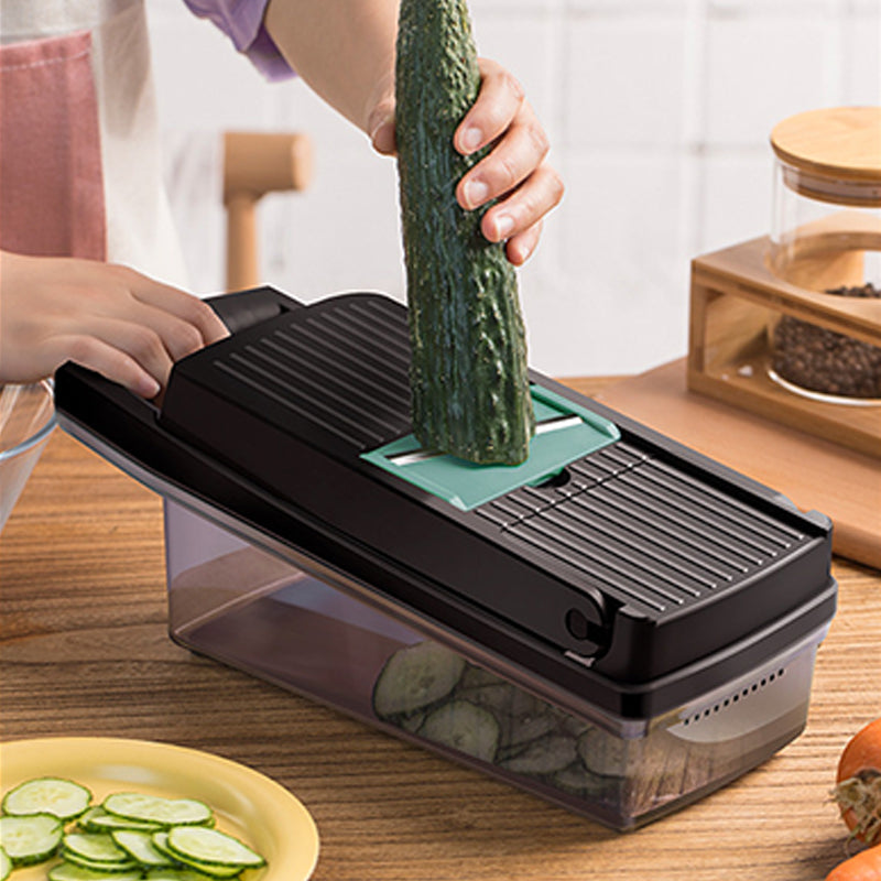 🥕8-in-1 Multifunction Vegetable Chopper🍽️ All-in-One Kitchen Tool – Save Time, Cut Like A Pro🔪