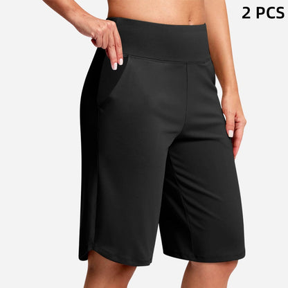 ⏰Last Day Sale 60% OFF🔥Women's High-Waist Yoga Shorts with Pockets