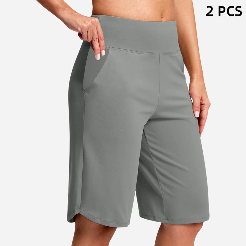 ⏰Last Day Sale 60% OFF🔥Women's High-Waist Yoga Shorts with Pockets