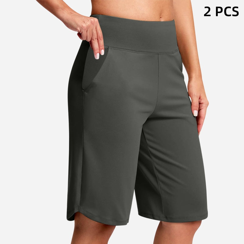 ⏰Last Day Sale 60% OFF🔥Women's High-Waist Yoga Shorts with Pockets