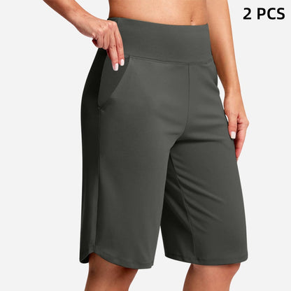⏰Last Day Sale 60% OFF🔥Women's High-Waist Yoga Shorts with Pockets