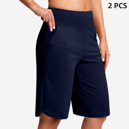 ⏰Last Day Sale 60% OFF🔥Women's High-Waist Yoga Shorts with Pockets
