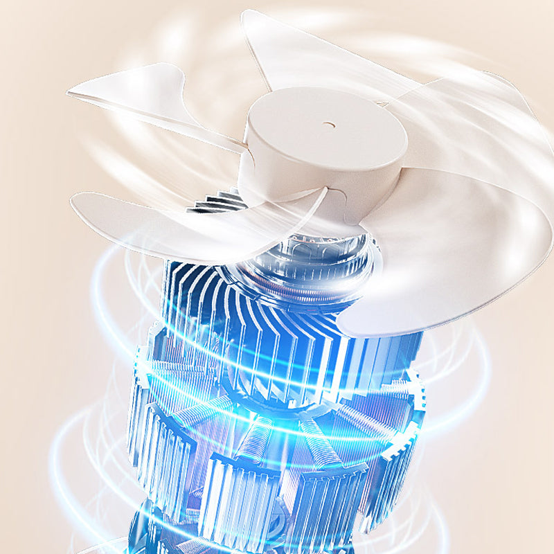 ❄️Stay Cool & Stylish— A 3-in-1 Desktop Fan Featuring A Built-In Makeup Mirror And LED Light 💖