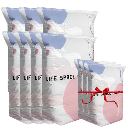 🥳2026 HOT SALE🥳💞50K+ SOLD!🧳💨 50% OFF! No‑Pump Vacuum Storage Bags – Press & seal, no pump needed. Saves 80% space, keeps clothes dry & dust‑free. Perfect for bulky bedding & off‑season gear. 🛏️🗄️