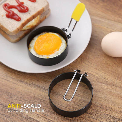 🔥Hot Deals-Egg Frying Ring🍳 Perfectly Round Eggs Every Time – Egg Ring For The Win🥞