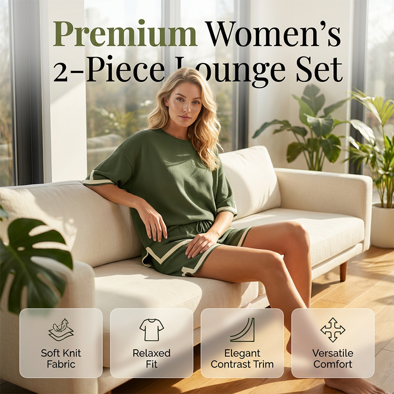 💗Damen Strick-Loungewear-Set (2-teilig) – Erleben Sie höchsten Komfort! ✨