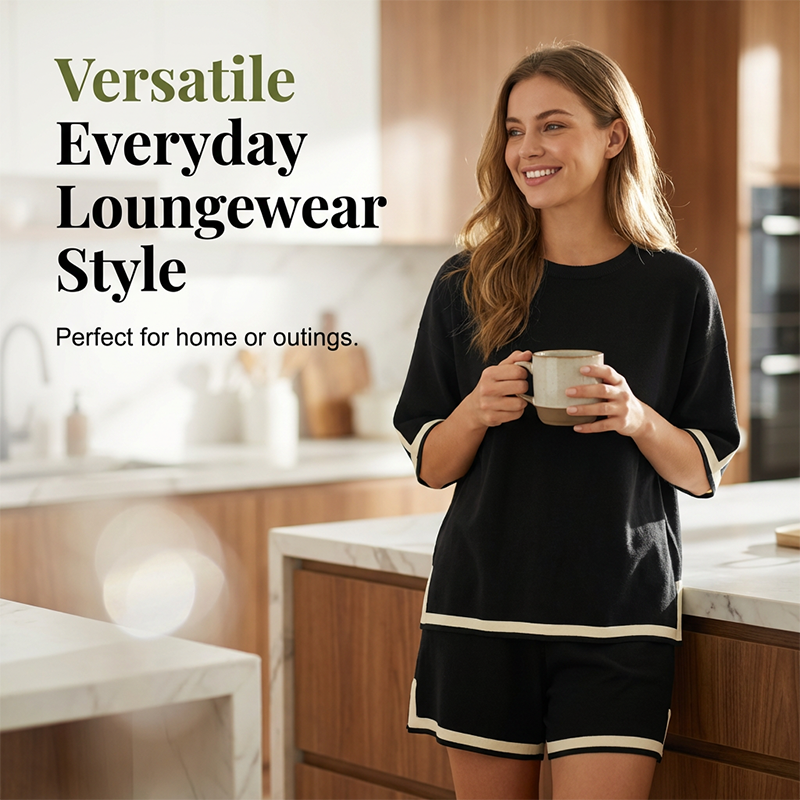 💗Damen Strick-Loungewear-Set (2-teilig) – Erleben Sie höchsten Komfort! ✨