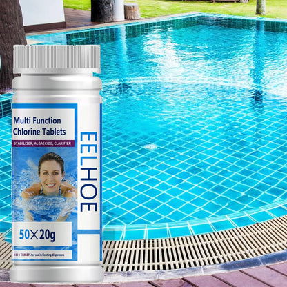 🏊‍♂️ Kristallklares Poolwasser das ganze Jahr – Poolreinigung Chlortabletten – Algenbekämpfung & Wasserklärung 💧