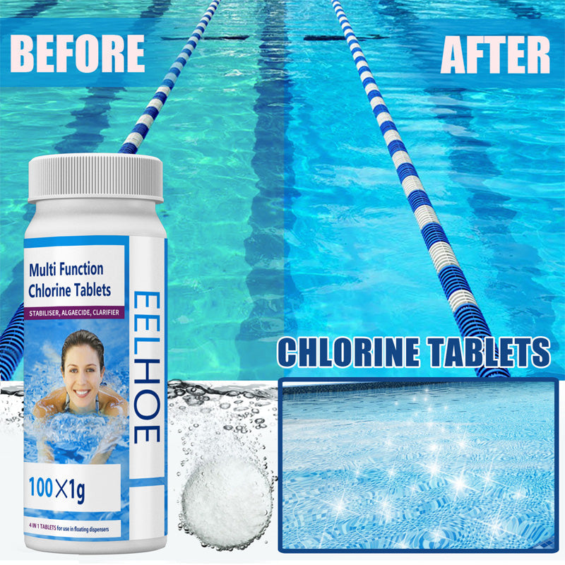 🏊‍♂️ Kristallklares Poolwasser das ganze Jahr – Poolreinigung Chlortabletten – Algenbekämpfung & Wasserklärung 💧