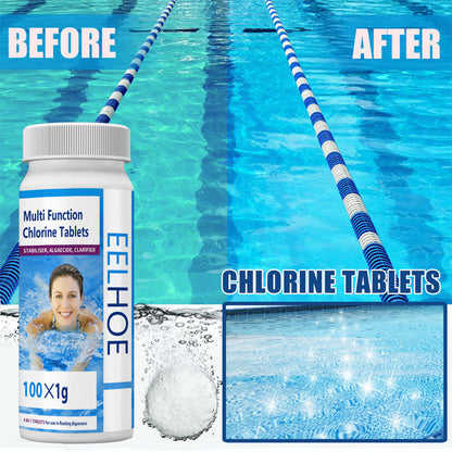 🏊‍♂️ Kristallklares Poolwasser das ganze Jahr – Poolreinigung Chlortabletten – Algenbekämpfung & Wasserklärung 💧