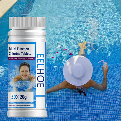 🏊‍♂️ Kristallklares Poolwasser das ganze Jahr – Poolreinigung Chlortabletten – Algenbekämpfung & Wasserklärung 💧