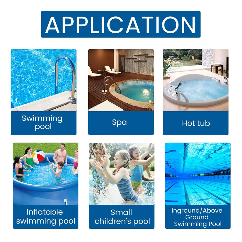 🏊‍♂️ Kristallklares Poolwasser das ganze Jahr – Poolreinigung Chlortabletten – Algenbekämpfung & Wasserklärung 💧