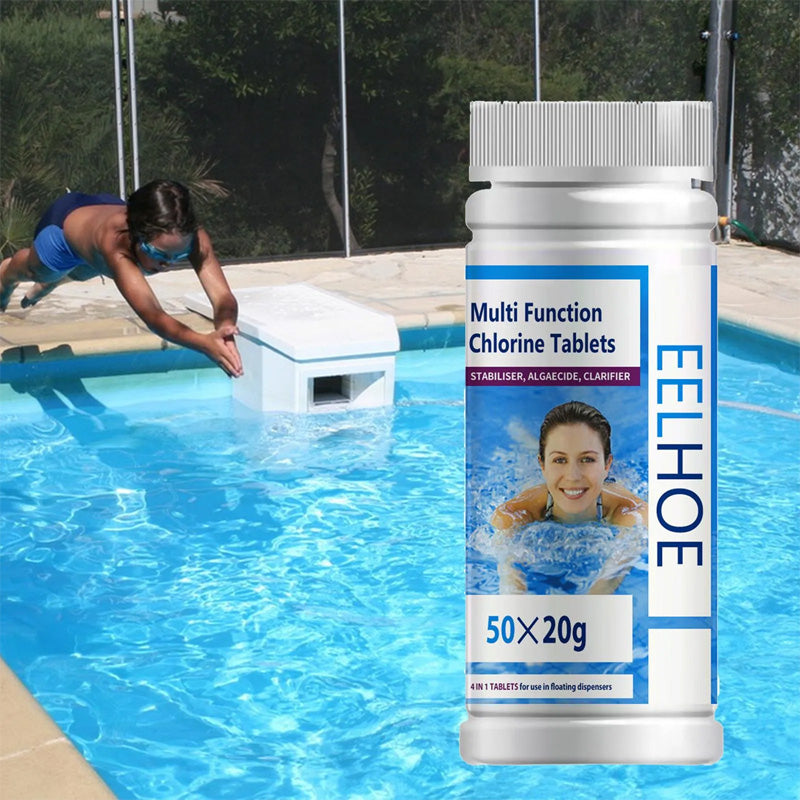 🏊‍♂️ Kristallklares Poolwasser das ganze Jahr – Poolreinigung Chlortabletten – Algenbekämpfung & Wasserklärung 💧
