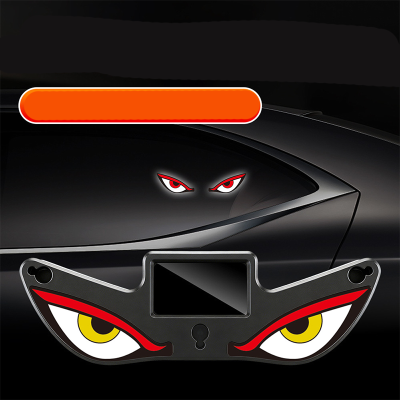 🌟Solar Powered Devil's Eye LED Car Warning Light: Shine In Style 🚗💡