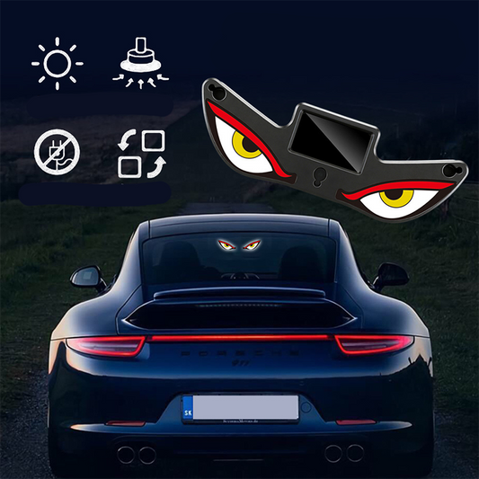 🌟Solar Powered Devil's Eye LED Car Warning Light: Shine In Style 🚗💡