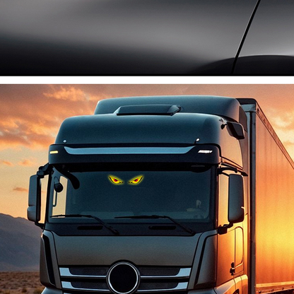 🌟Solar Powered Devil's Eye LED Car Warning Light: Shine In Style 🚗💡