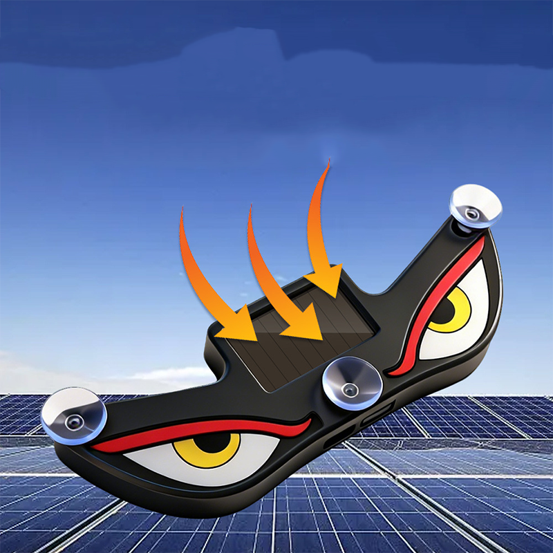 🌟Solar Powered Devil's Eye LED Car Warning Light: Shine In Style 🚗💡