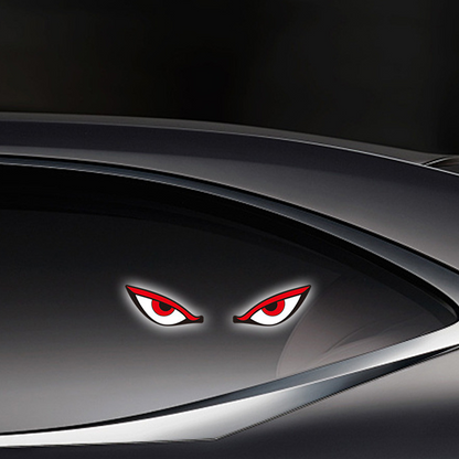 🌟Solar Powered Devil's Eye LED Car Warning Light: Shine In Style 🚗💡