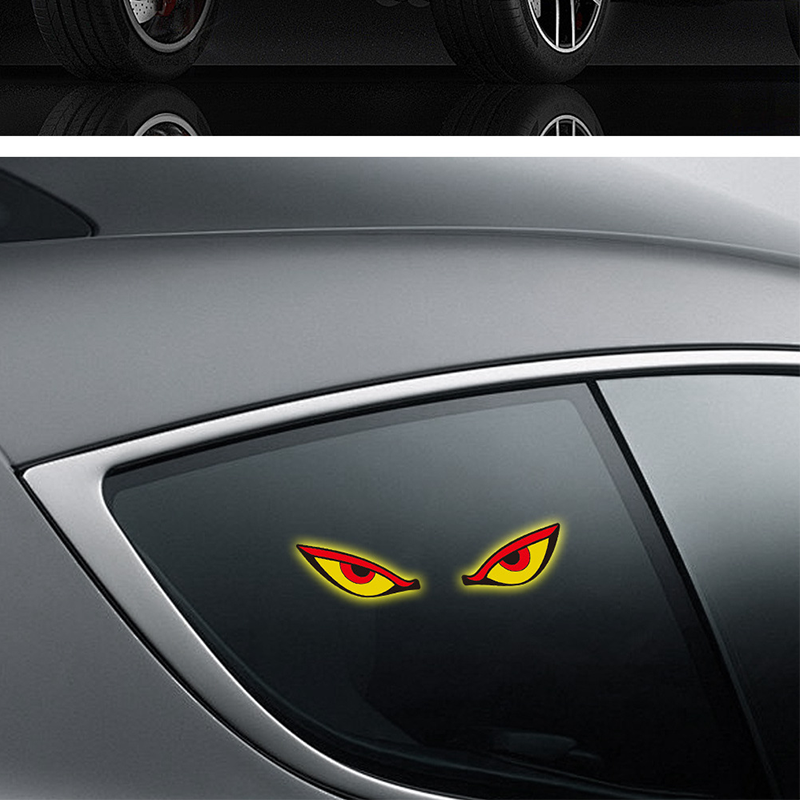 🌟Solar Powered Devil's Eye LED Car Warning Light: Shine In Style 🚗💡