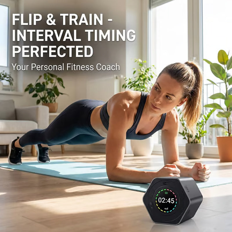 ⏰ 6-Sided Flip Timer For Productivity & Focus – Effortless Timing, Instant Focus🔥