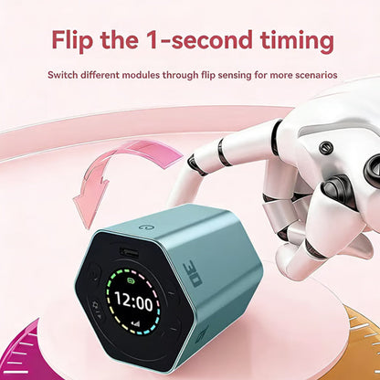 ⏰ 6-Sided Flip Timer For Productivity & Focus – Effortless Timing, Instant Focus🔥
