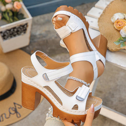 🏖️Women's Summer Platform One-Strap Sandals – Comfortable, Lightweight & Perfect for Beach or Daily Wear☀️