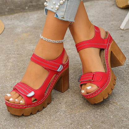 🏖️Women's Summer Platform One-Strap Sandals – Comfortable, Lightweight & Perfect for Beach or Daily Wear☀️