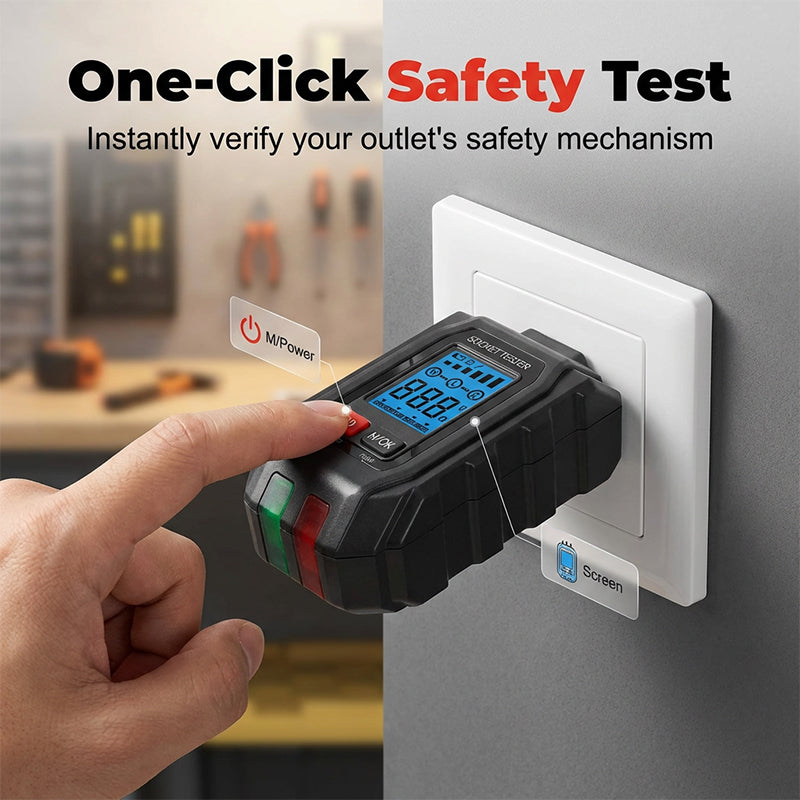 💥✨Limited-time 56% Off Special Offer 🔍Multifunctional Digital GFCI Outlet Tester🔌