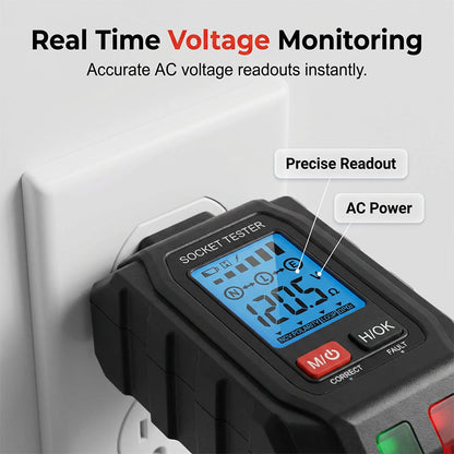 💥✨Limited-time 56% Off Special Offer 🔍Multifunctional Digital GFCI Outlet Tester🔌