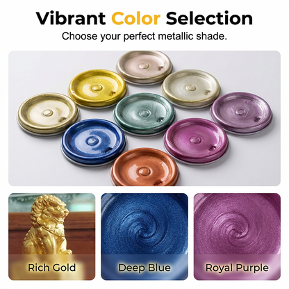 🎨Water-Based Metallic Gloss Paint✨🖌️ Transform Your Home 🎨
