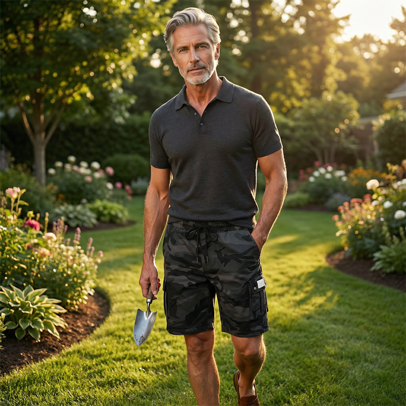 💗 Herren Cargoshorts im Relaxed Fit 👕 Ultimativer Komfort & Style 🌟