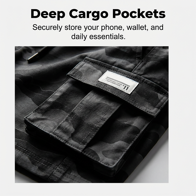 💗 Herren Cargoshorts im Relaxed Fit 👕 Ultimativer Komfort & Style 🌟