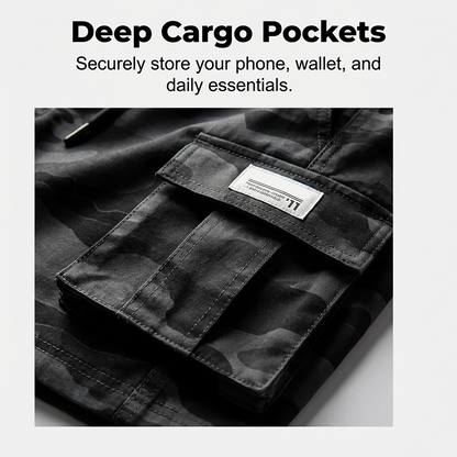 💗 Herren Cargoshorts im Relaxed Fit 👕 Ultimativer Komfort & Style 🌟