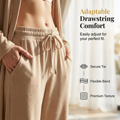 ⏰🔥NUR FÜR KURZE ZEIT: 50% RABATT! 🧥 Elegantes 3-teiliges Set – Weite Hose, Top & Cardigan für mühelosen Chic 👚👖✨