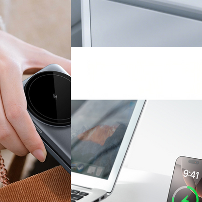 📱3-in-1 Foldable Magnetic Wireless Charger Stand– Power Up In Style⚡