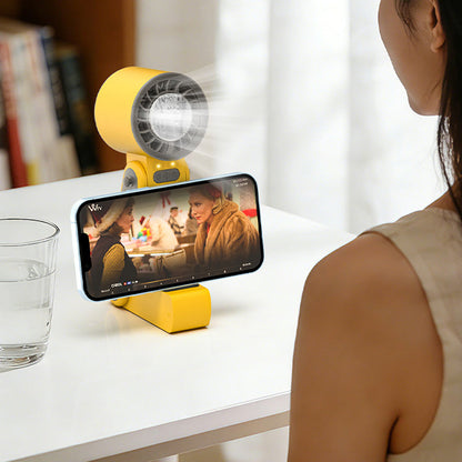 ❄️Foldable Handheld Fan with Cooling Plate🌬️ Stay Cool Anytime & Anywhere🌞