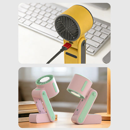 ❄️Foldable Handheld Fan with Cooling Plate🌬️ Stay Cool Anytime & Anywhere🌞