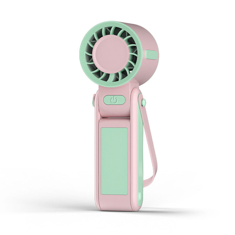 ❄️Foldable Handheld Fan with Cooling Plate🌬️ Stay Cool Anytime & Anywhere🌞