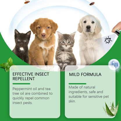 🍃Natural Flea & Tick Spray for Dogs and Cats🐾 Keep Your Beloved Pet Free from Pests