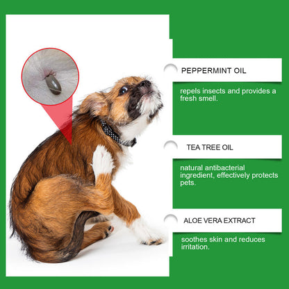 🍃Natural Flea & Tick Spray for Dogs and Cats🐾 Keep Your Beloved Pet Free from Pests