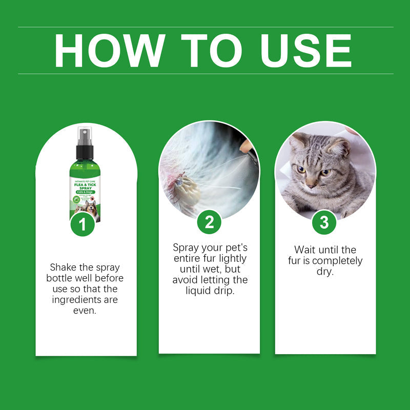 🍃Natural Flea & Tick Spray for Dogs and Cats🐾 Keep Your Beloved Pet Free from Pests