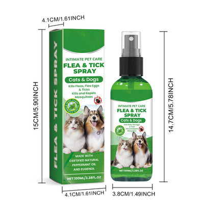 🍃Natural Flea & Tick Spray for Dogs and Cats🐾 Keep Your Beloved Pet Free from Pests