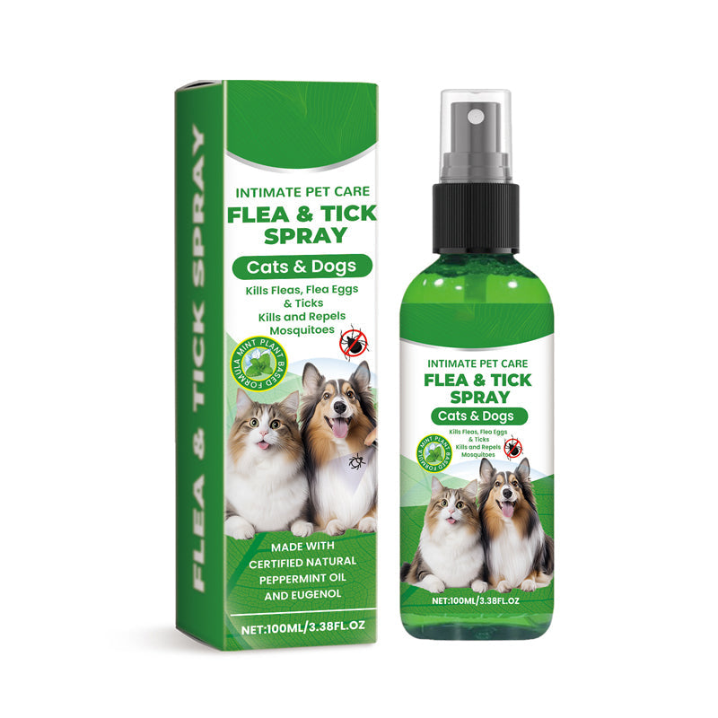 🍃Natural Flea & Tick Spray for Dogs and Cats🐾 Keep Your Beloved Pet Free from Pests