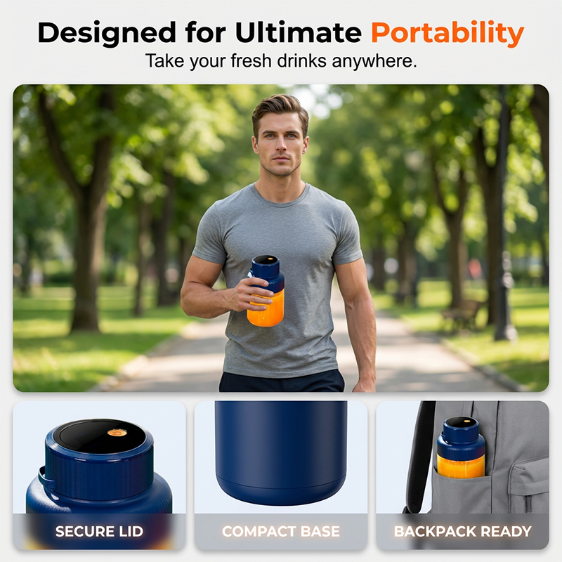 🔥Sale 50% OFF!✨1300ml High-Capacity Portable Blender 🍹 Stay Fresh On The Move