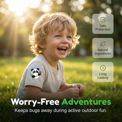 🦟 Keep Mosquitoes Away Naturally – Kids Cartoon Essential Oil Mosquito Stickers For Kids🌿