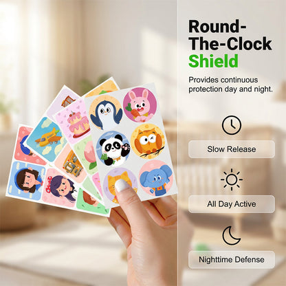 🦟 Keep Mosquitoes Away Naturally – Kids Cartoon Essential Oil Mosquito Stickers For Kids🌿